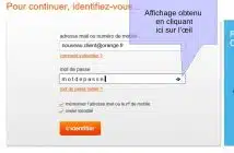 mot de passe Orange